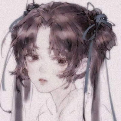  手绘动漫女生头像,手绘动漫头像女ins高级质感