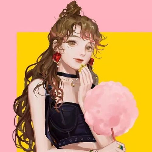  笑脸插画头像壁纸你是笑起来可以温暖宇宙的小太阳