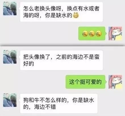  你这头像不好看,赶紧给我换了