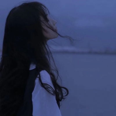  蓝色超仙女生头像,仙气蓝色系女生头像