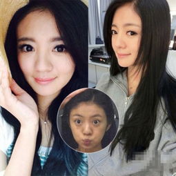  女星们又素颜了范冰冰憔悴赵丽颖呆萌ab吓人