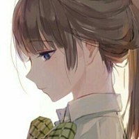  好看女生卡通忧郁头像有点忧郁的卡通女生头像