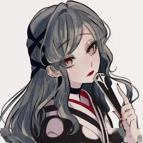  丧丧中带点仙气的动漫女生头像