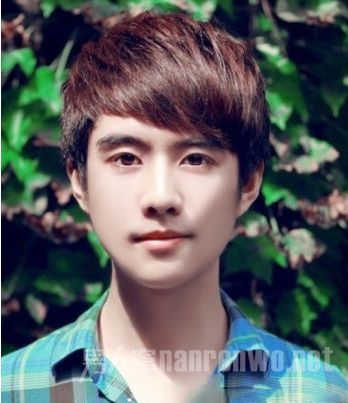  男生斜刘海适合什么脸型斜刘海发型欣赏
