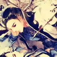  红色古风男女情侣头像微信头像图片大全