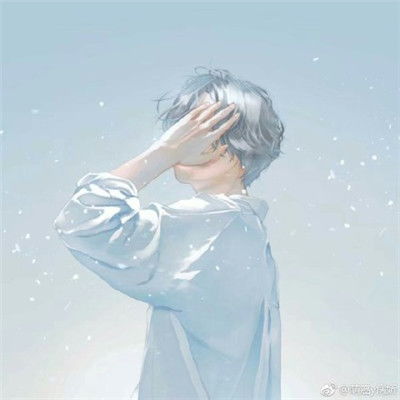  动漫男生背影头像