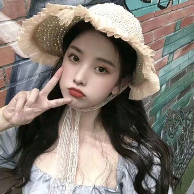  网红好看的社会女头时尚网红微信头像