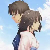情侣头像一男一女情头吻