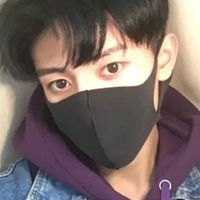  带口罩的男生头像侧脸男生戴着口罩头像冷酷帅气侧脸