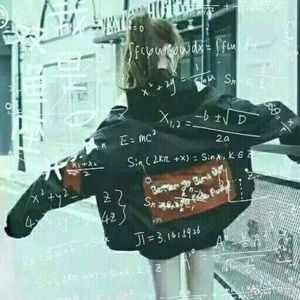  带数学公式个性又可爱女生微信头像