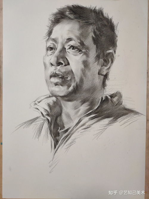  四分之三侧的男性素描头像最全讲解,再也不要说不会画啦