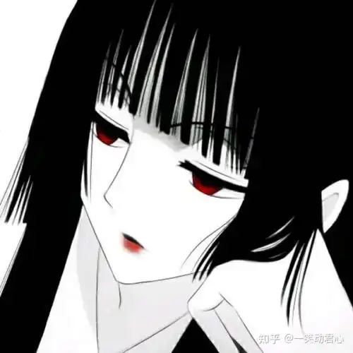 qq头像男生黑色系动漫