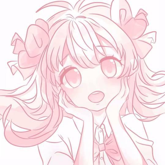 粉色系女生头像粉红色