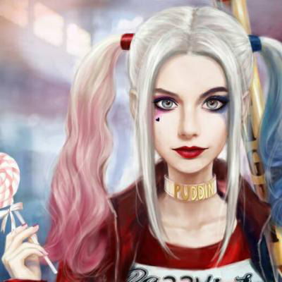  小丑女头像帅气图片大全自杀小队小丑女头像图片