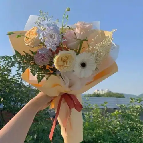  唯美花束头像,心中只有你没有其他人了