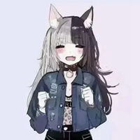  猫耳女生动漫头像动漫呆萌可爱猫耳女生头像