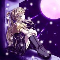 头像女生绝望哭泣动漫伤
