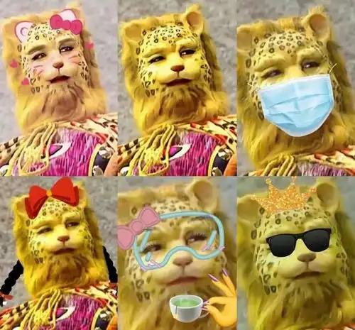  有人竟做成了西游记里的豹子精的红包封面,太有才了,你豹了吗